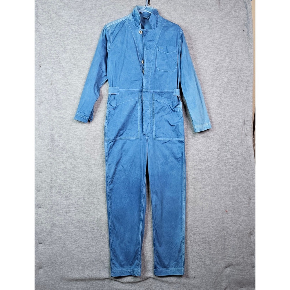 Alex Mill Women Indigo dyed field Utility Jumpsuit Medium Wash Sz Small